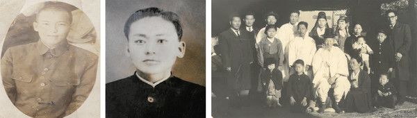 길덕동 선생(1914-1948) 임도진 선생(1915-1950) 최두용 선생(1912-1968) 맨 왼쪽