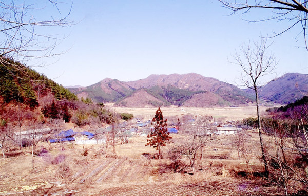 장흥댐 수몰 전 유치면 덕산마을