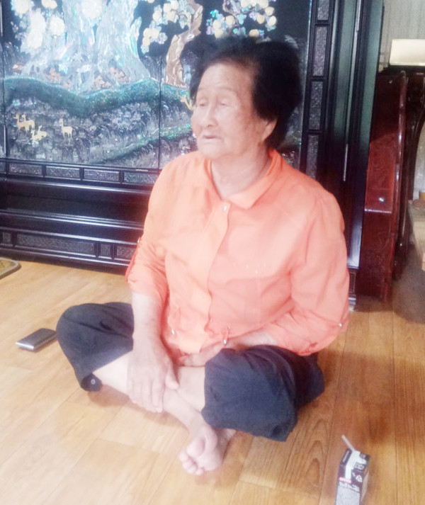 한국전쟁을 이야기 하는 이영남(90세) 할머니