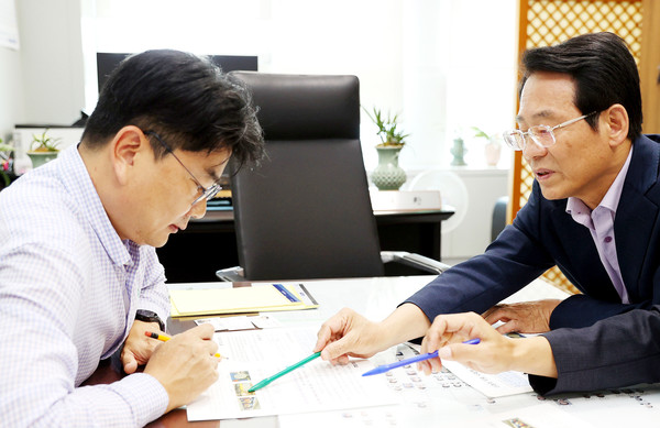기획재정부 황순관 경제예산심의관 / 강진원 강진군수
