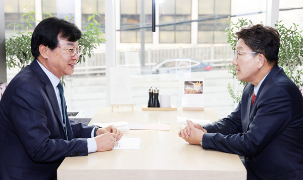 김성 장흥군수, 권성동 국회의원 면담