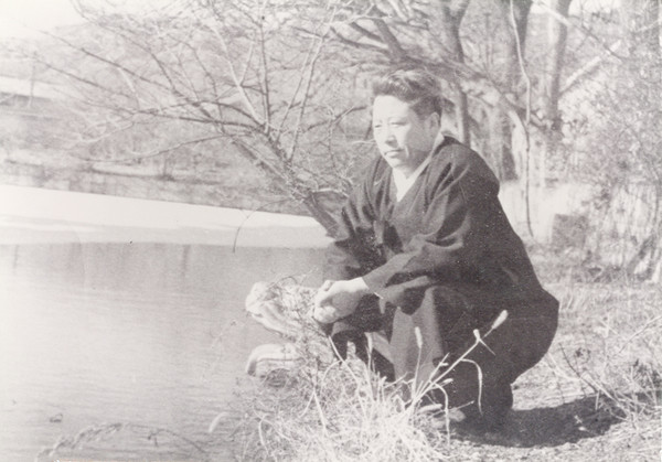영랑 김윤식 시인-1949년 12월 14일 서울 경회루에서