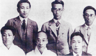 영랑 김윤식 시인 - 시문학 창립기념사진