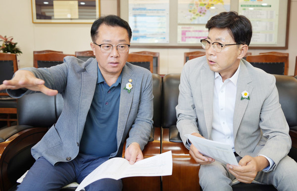 문금주 국회의원과 김철우 보성군수