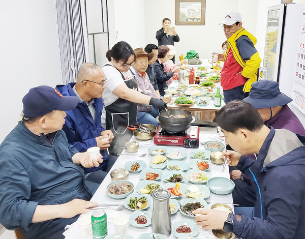 신석재 회장 감사인사
